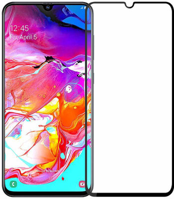 XRENGTH Edge To Edge Tempered Glass for Samsung Galaxy A70(Pack of 1)