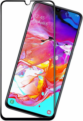 9H Edge To Edge Tempered Glass for Samsung Galaxy A70( Pack of 2 11D)(Pack of 2)