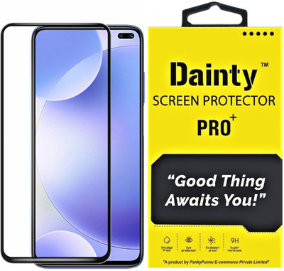 Dainty Edge To Edge Tempered Glass for Redmi Note 9 Pro, Redmi Note 9 Pro Max, Poco M2 pro, Xiaomi Redmi Note 9S, Huawei Y7a(Pack of 1)