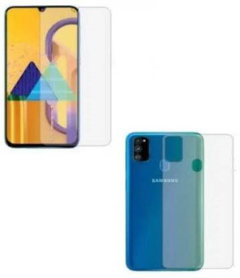 MD COLLECTION Front and Back Tempered Glass for SAMSUNG M30S(Pack of 2)
