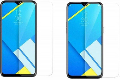Bodoma Tempered Glass Guard for Realme C2(Pack of 2)