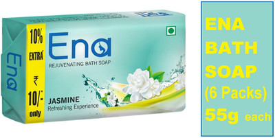 RCM ENA REJUVENATING BATH SOAP - Jasmine (Refreshing Nourishment) - 55g each(6 x 55 g)