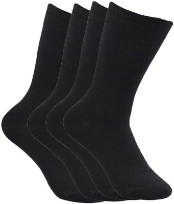 VOICI Men Solid Calf Length(Pack of 4)