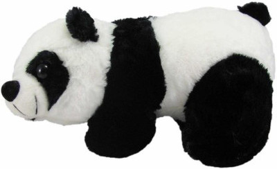 SUN AND STAR CREATIONS Panda Soft Toys 26Cm - Black & White - 10.5 inch (Black)  - 26 cm(Black)