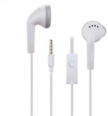 Cospex YS universal Handsfree with 3.5 mm jack/Mic and Remote Button Wired Headset(White, In the Ear)