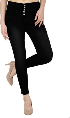 Amyka Slim Women Black Jeans