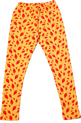 Indistar Legging For Girls(Yellow Pack of 1)