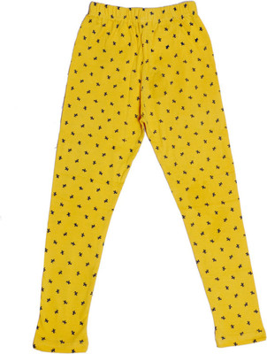 Indistar Legging For Girls(Yellow Pack of 1)