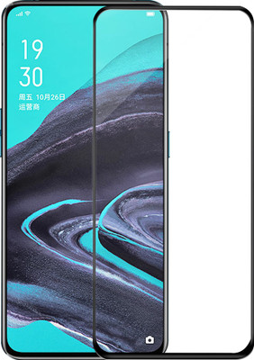 HUPSHY Edge To Edge Tempered Glass for OPPO Reno 2(Pack of 1)