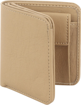 WALLETIN Men Beige Artificial Leather Wallet(4 Card Slots)