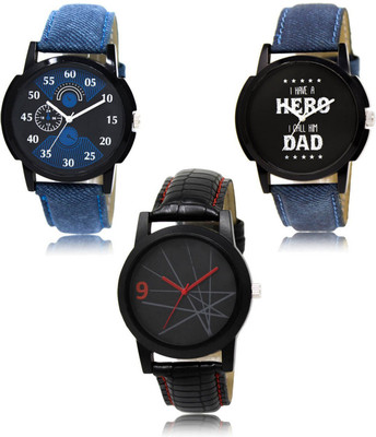 FERRIZZO New latest Designer Combo of 3 Analog Watch  - For Men