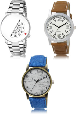 REMIXON New latest Designer Combo of 3 Analog Watch  - For Men