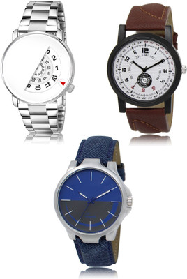 FERRIZZO New latest Designer Combo of 3 Analog Watch  - For Men