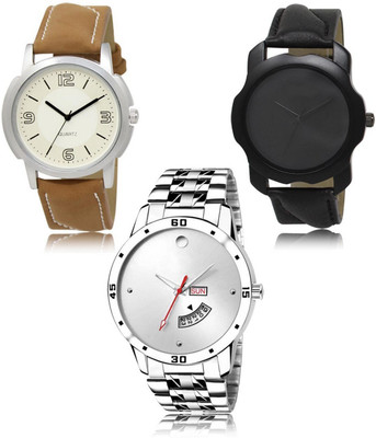 SWIFFIN New latest Designer Combo of 3 Analog Watch  - For Men