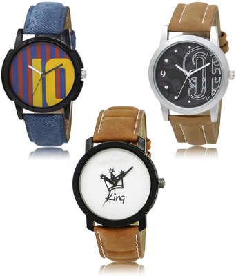 FERRIZZO New latest Designer Combo of 3 Analog Watch  - For Men