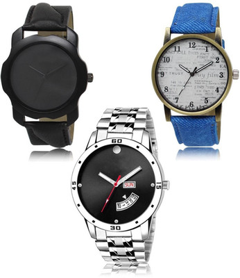 FERRIZZO New latest Designer Combo of 3 Analog Watch  - For Men