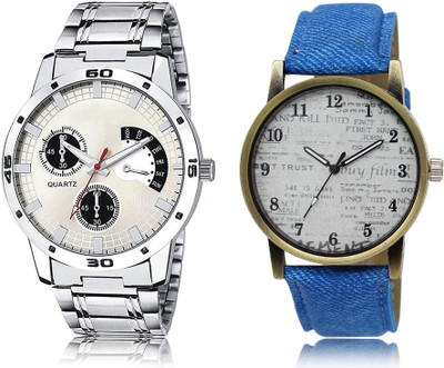 FERRIZZO New Latest Designer Combo of 2 Analog Watch  - For Men