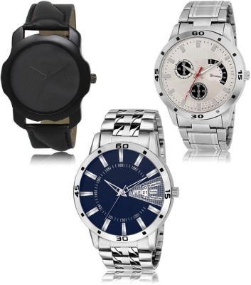 SWIFFIN New latest Designer Combo of 3 Analog Watch  - For Men