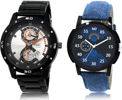 SWIFFIN New Latest Designer Combo of 2 Analog Watch  - For Men