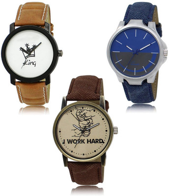 SWIFFIN New latest Designer Combo of 3 Analog Watch  - For Men