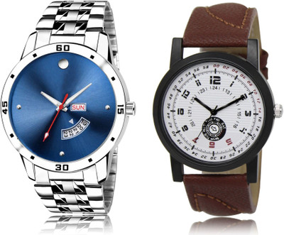 REMIXON New Latest Designer Combo of 2 Analog Watch  - For Men