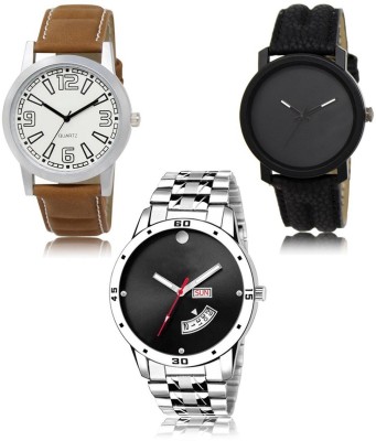 FERRIZZO New latest Designer Combo of 3 Analog Watch  - For Men