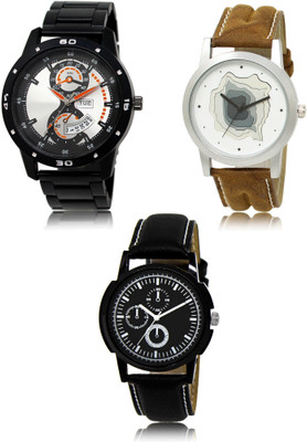 REMIXON New latest Designer Combo of 3 Analog Watch  - For Men