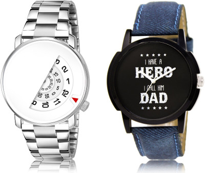 REMIXON New Latest Designer Combo of 2 Analog Watch  - For Men
