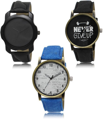 SWIFFIN New latest Designer Combo of 3 Analog Watch  - For Men