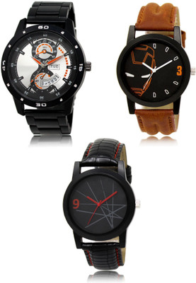 SWIFFIN New latest Designer Combo of 3 Analog Watch  - For Men