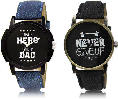 REMIXON New Latest Designer Combo of 2 Analog Watch  - For Men
