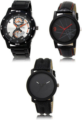 FERRIZZO New latest Designer Combo of 3 Analog Watch  - For Men