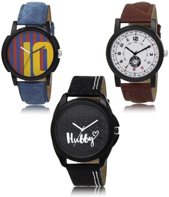 SWIFFIN New latest Designer Combo of 3 Analog Watch  - For Men