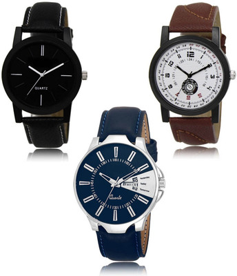 FERRIZZO New latest Designer Combo of 3 Analog Watch  - For Men