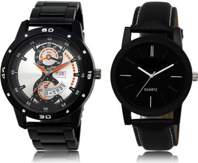 SWIFFIN New Latest Designer Combo of 2 Analog Watch  - For Men