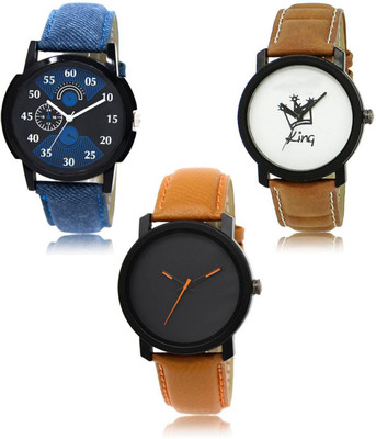 SWIFFIN New latest Designer Combo of 3 Analog Watch  - For Men