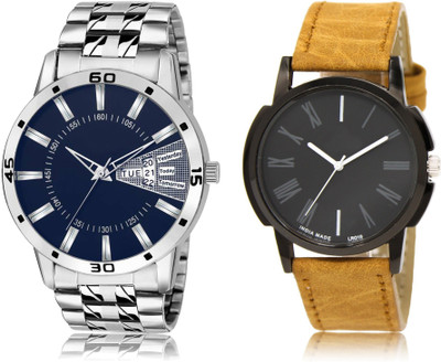 SWIFFIN New Latest Designer Combo of 2 Analog Watch  - For Men