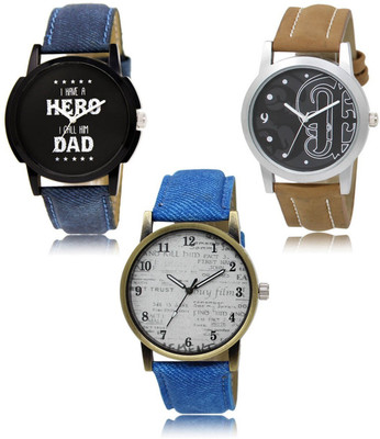 FERRIZZO New latest Designer Combo of 3 Analog Watch  - For Men