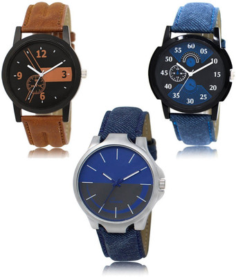 FERRIZZO New latest Designer Combo of 3 Analog Watch  - For Men