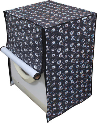 LITHARA Front Loading Washing Machine  Cover(Width: 66.04 cm, Grey, White)