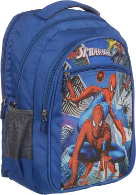 FROZEN Polyester 3d Printed School Bags for Boys and Girls (Royal Blue) 23 L Backpack(Blue)