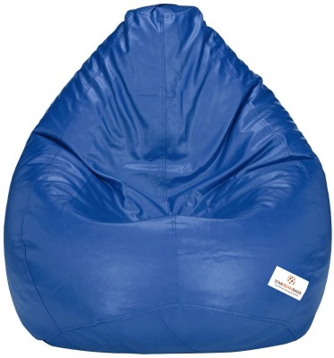 STAR XXXL Classic Royal Blue Teardrop Bean Bag  With Bean Filling(Blue)