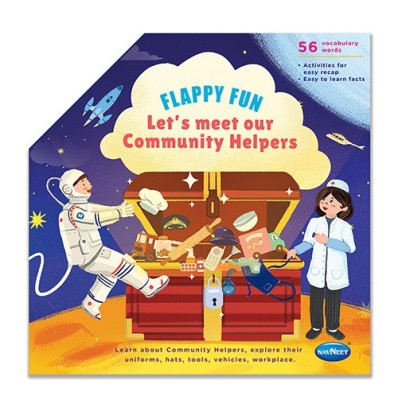 Navneet Flappy Fun Picture Book– Lets meet our Community Helpers(English, Paperback, Navneet Education)