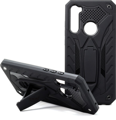 VAKIBO Back Cover for MI Redmi Note 8(Black, Rugged Armor)