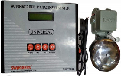 Security Store Automatic School Bell Management System - Multipurpose Timer especially Designed for Schools, factories Indoor Plug-In Electronic Timer Switch(Silver)