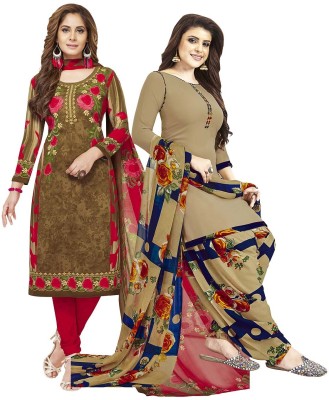 Jevi Prints Crepe Printed Salwar Suit Material