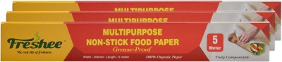 Freshee Freshee 5 meter Multipurpose Non-Stick Food Paper Pack of 3, Grease Proof Shrinkwrap(Pack of 3, 7 m)