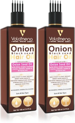 Volamena ONION BLACK SEED HAIR OIL Hair Oil(200 ml)