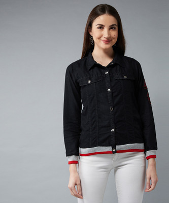 DOLCE CRUDO Full Sleeve Solid Women Denim Jacket