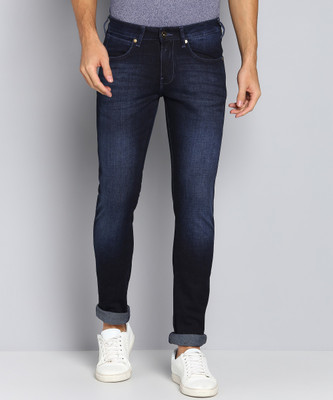 Wrangler Skinny Men Dark Blue Jeans